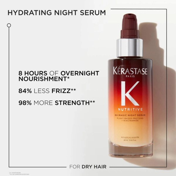 Nutritive 8H Magic Night Serum Hydrating Treatment for Dry Hair - Bajo Pedido - Imagen 3