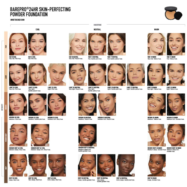 BAREPRO® 24HR Skin Perfecting Talc-Free Matte Powder Foundation - Bajo Pedido - Imagen 2