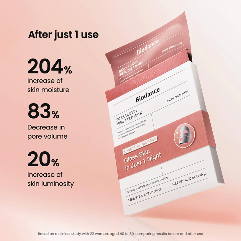 Bio Collagen Real Deep Mask for Pore Minimizing & Firming Care - Imagen 5