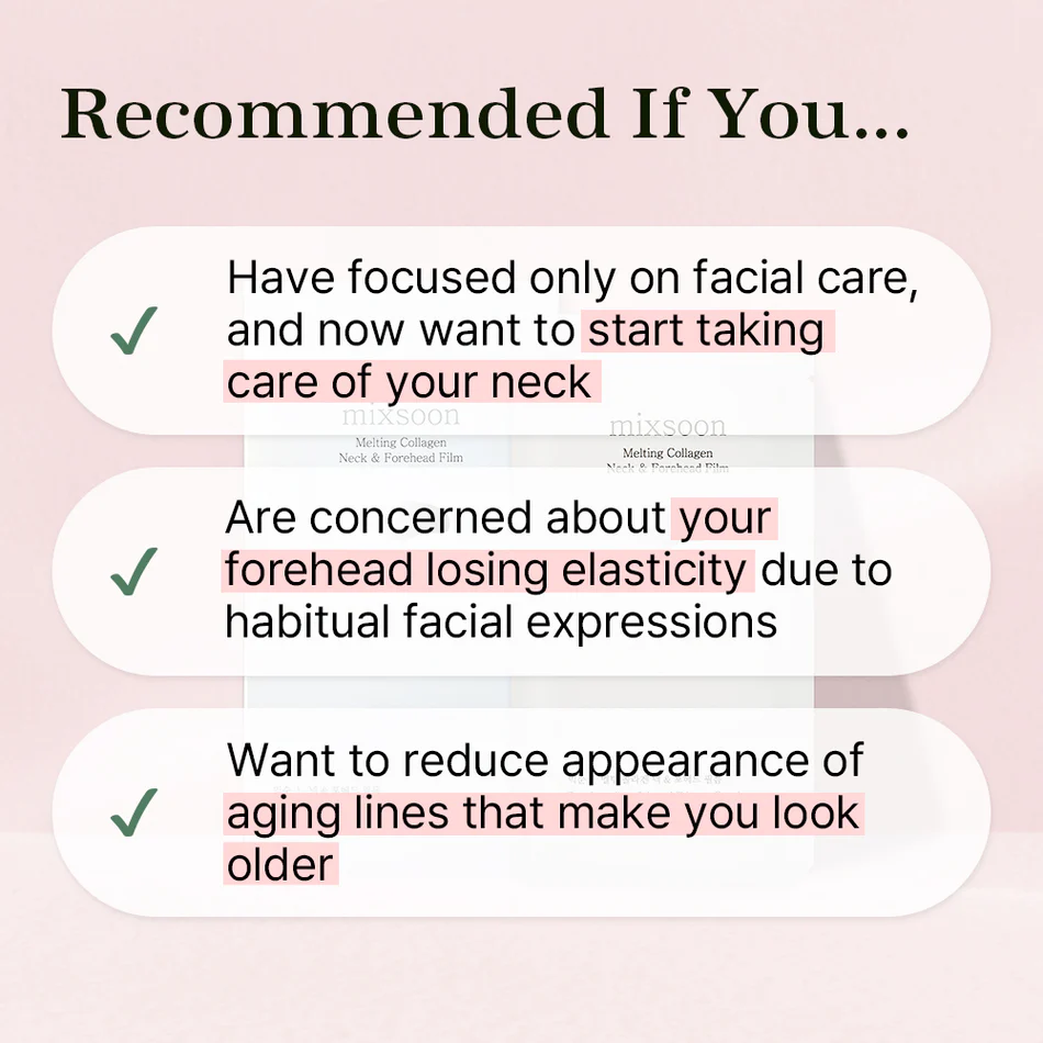 Melting Collagen Neck & Forehead Film (5 pack) - Imagen 7
