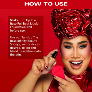 Turn Up the Base Full Beat Waterproof Liquid Foundation - Bajo Pedido