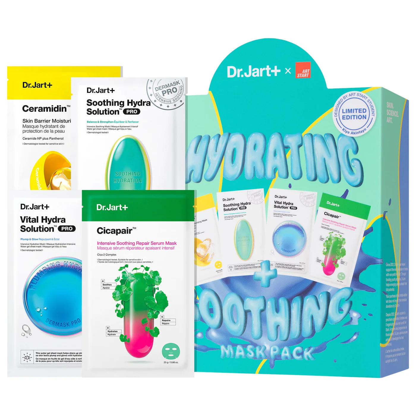 Dr.Jart+ X Art Start Hydrating and Soothing Face Mask Value Set - Bajo Pedido