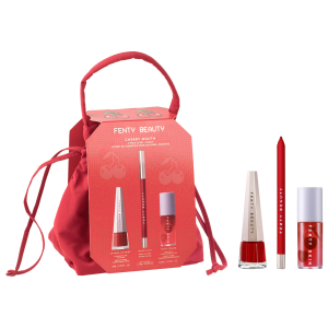 Cherry Mouth 3-Piece Lip Set + Pouch - Bajo Pedido