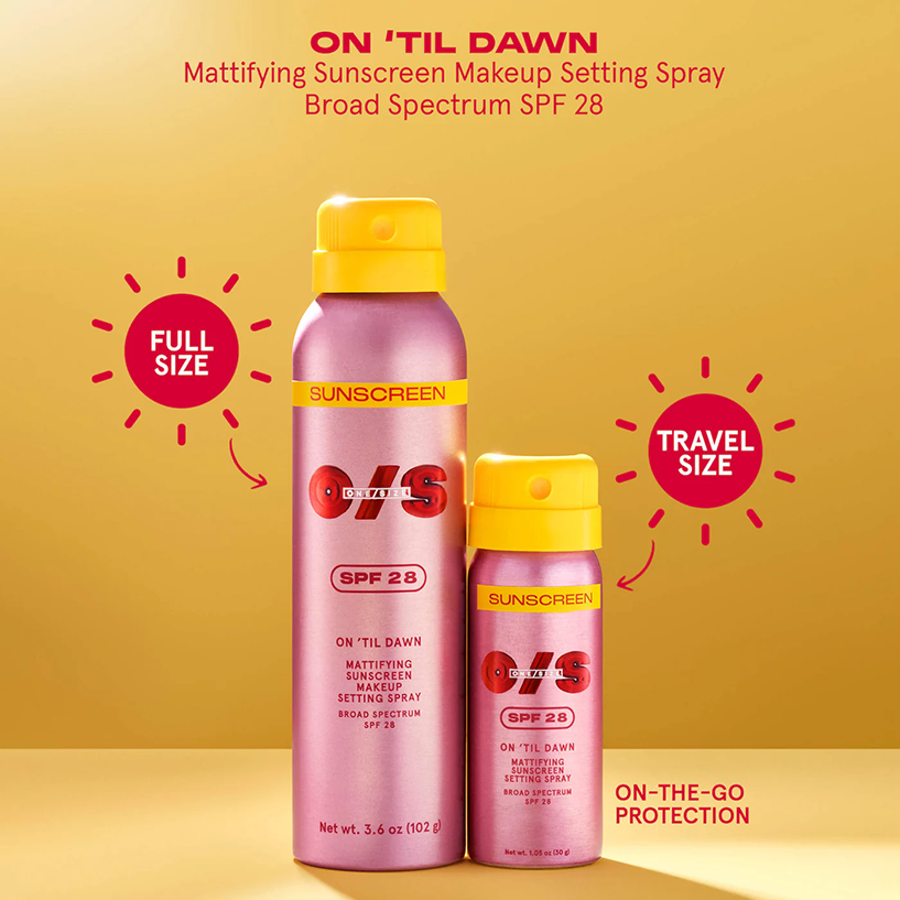 On 'Til Dawn Mattifying Sunscreen Makeup Setting Spray SPF 28 - Imagen 4