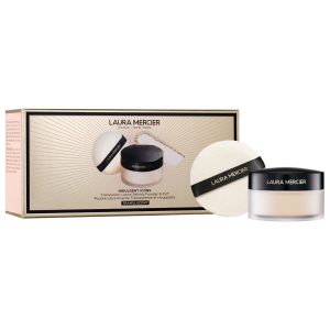 Indulgent Icons Translucent Loose Powder & Velour Puff Duo Gift Set - Bajo Pedido