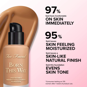 Born This Way Natural Finish Longwear Liquid Foundation - Bajo Pedido