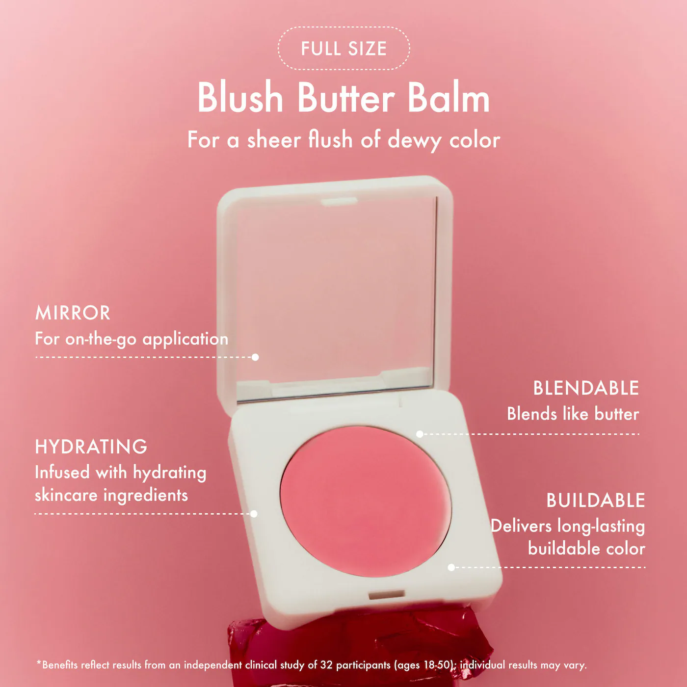 The Dewy Pink Set with mini Lip Butter Balm in Pink Sugar - Bajo Pedido - Imagen 4