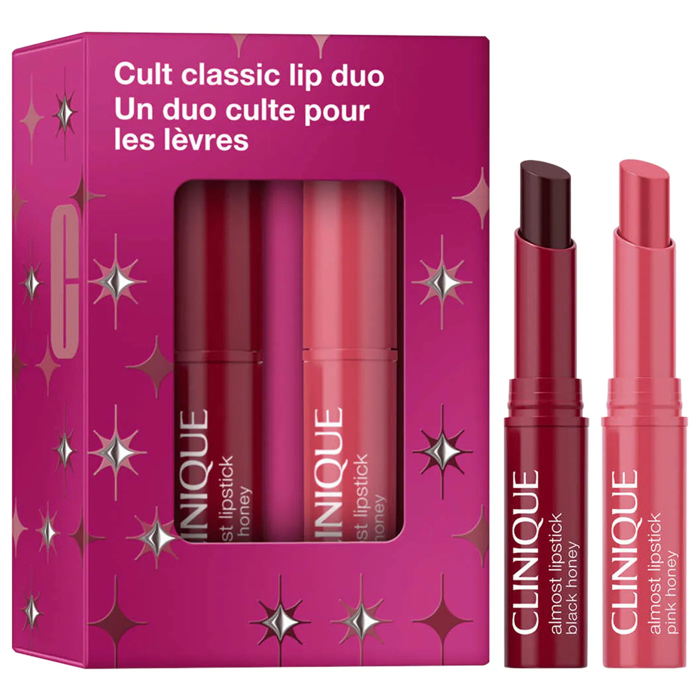 Mini Cult Classic Pink & Black Honey Lip Gift Set - Bajo Pedido