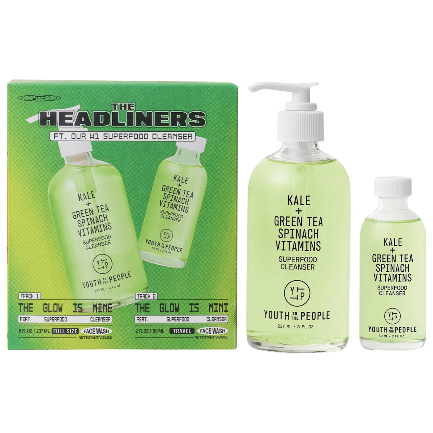 The Headliners Superfood Antioxidant Cleanser Skincare Set - Bajo Pedido