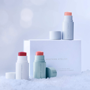 Mini Baby Cheeks Lip + Cheek Cream Blush Stick Trio Gift Set - Bajo Pedido