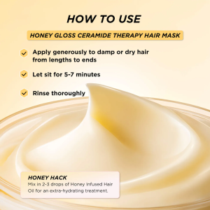 Honey Gloss Ceramide Therapy Hydrating Hair Mask Duo - Bajo Pedido