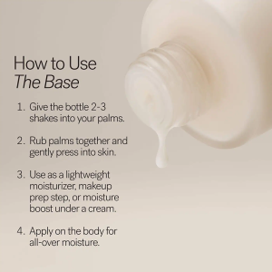 The Base Face Milk Essence & Lightweight Moisturizer with Hyaluronic Acid