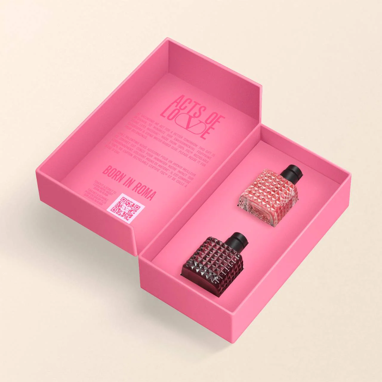 Valentino Mini Donna Born in Roma & Donna Born in Roma Intense Perfume Set-Bajo Pedido - Imagen 5