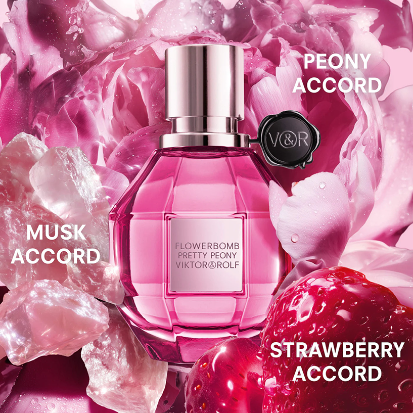 Flowerbomb Pretty Peony Eau De Parfum with Peony & Strawberry