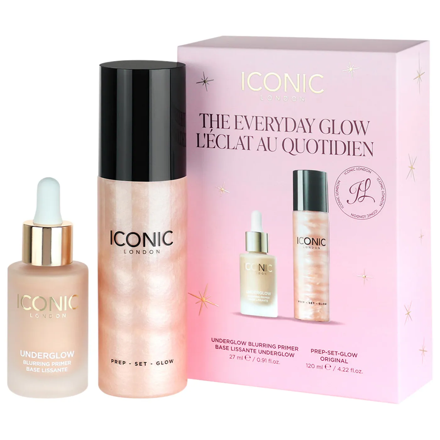 Iconic London The Everyday Glow Priming and Setting Gift Set-Bajo Pedido