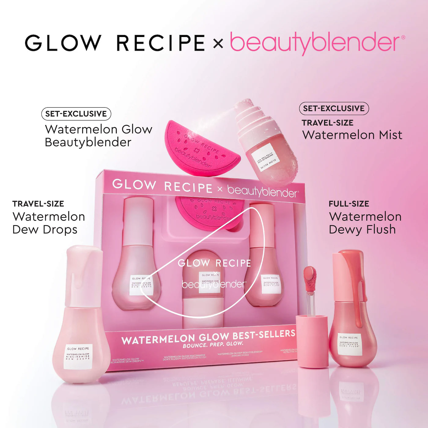 Glow Recipe X Beautyblender Watermelon Glow Bestsellers-Bajo Pedido