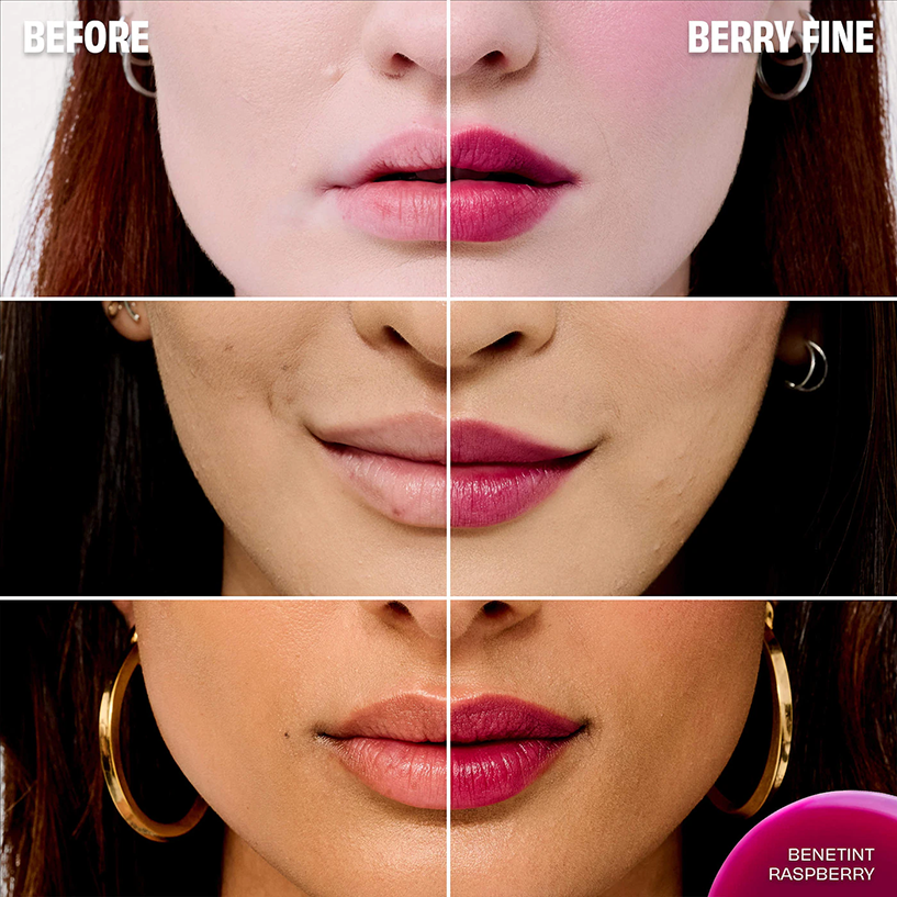 Benetint Bliss Liquid Lip + Cheek Blush Stain Duo Makeup Gift Set-Bajo Pedido