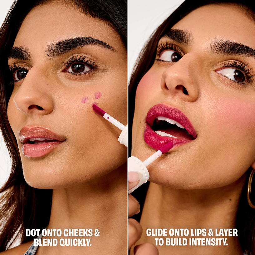 Benetint Bliss Liquid Lip + Cheek Blush Stain Duo Makeup Gift Set-Bajo Pedido