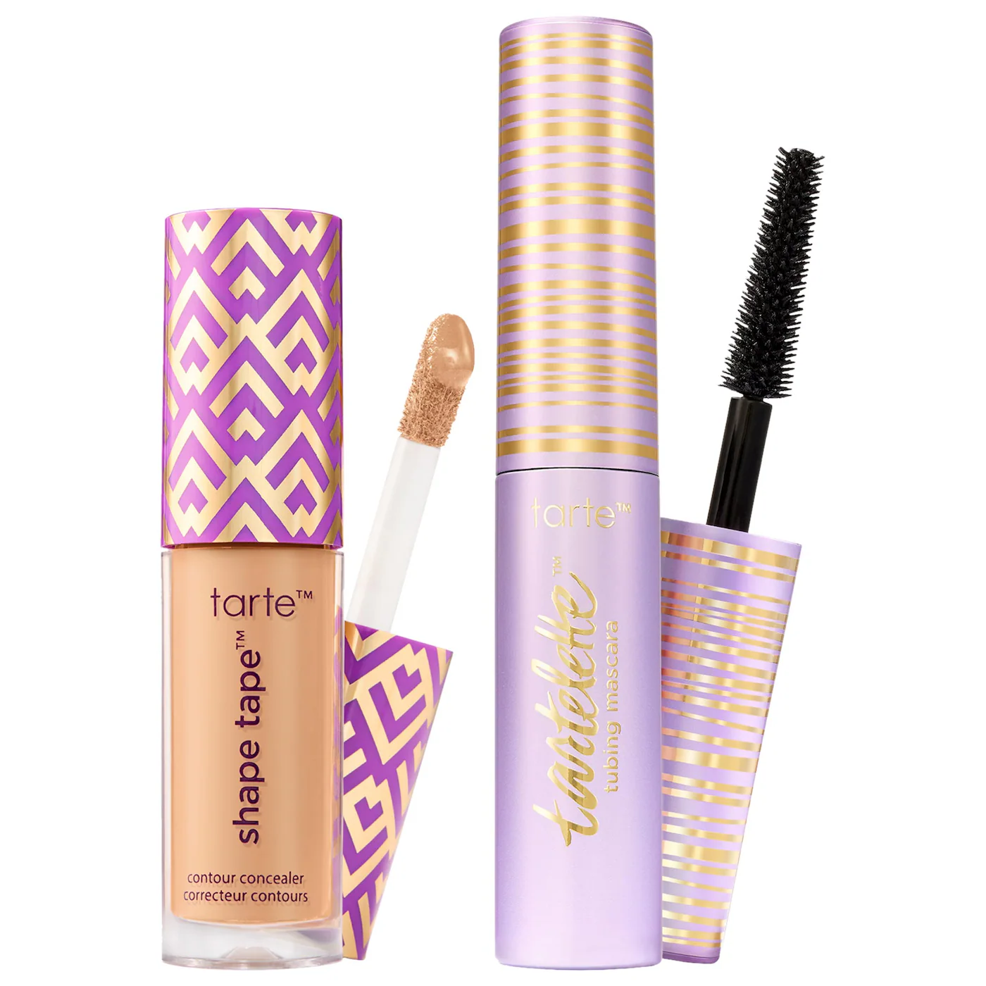 Mini Shape Tape Concealer + Tubing Mascara Set-Bajo Pedido