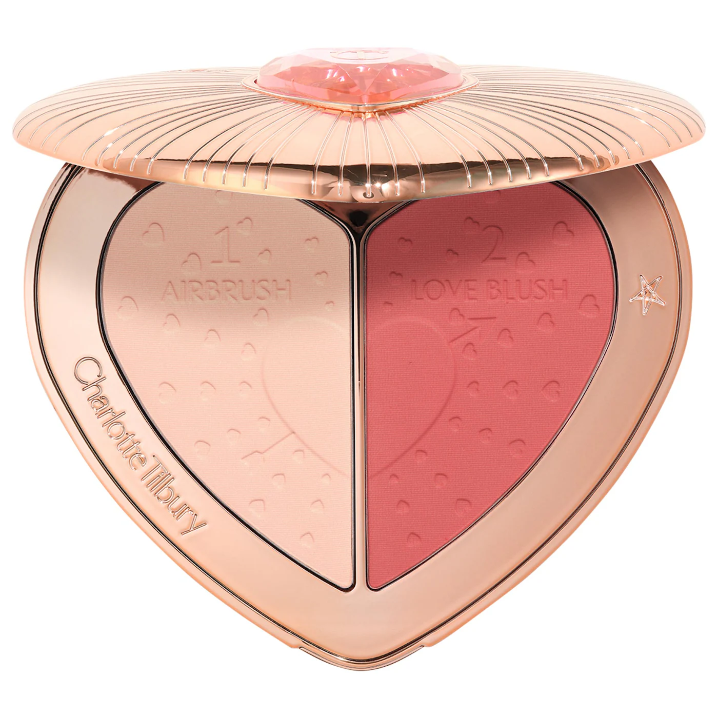 Pillow Talk Beauty Soulmates Airbrush Flawless Finish Brightening and Blush Powder Palette